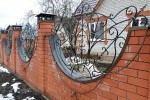 Забор кованый. Московская область, Нижнее Маслово 