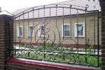 Забор кованый. Рязанская область, Милославское